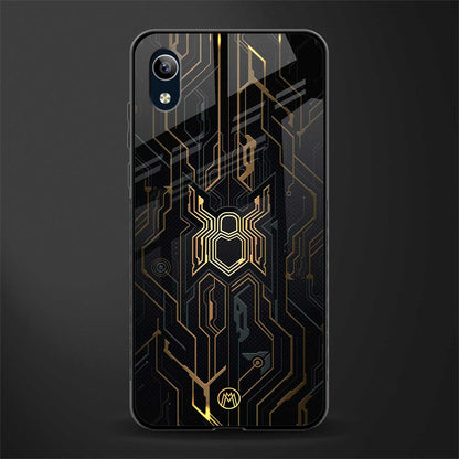 spider verse glass case for vivo y1s without fingerprint image