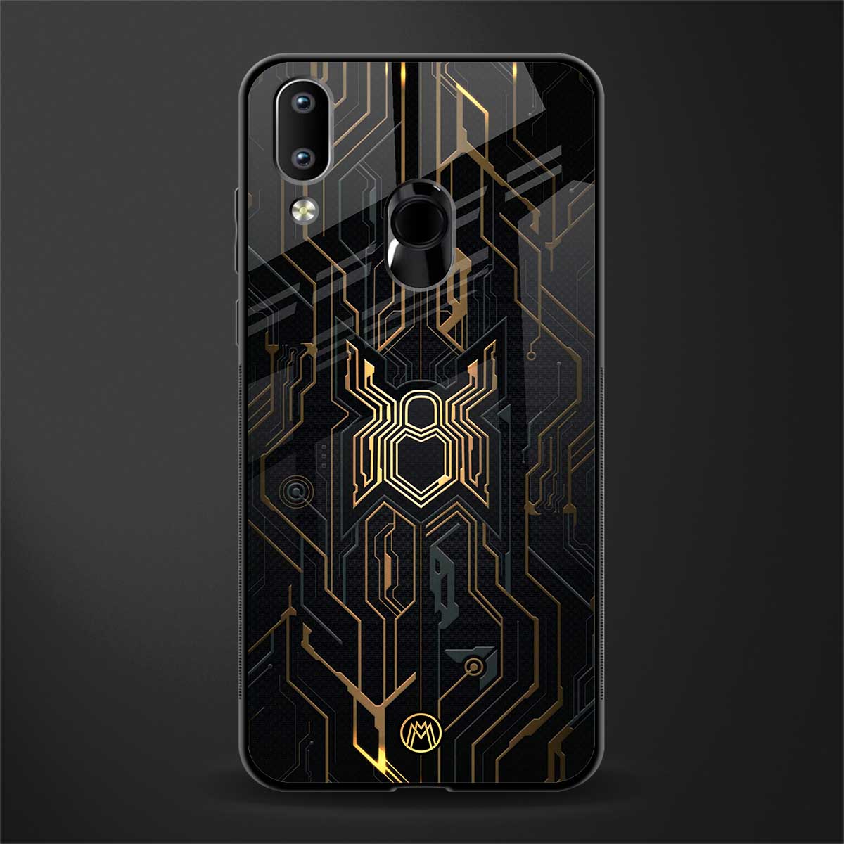 spider verse glass case for vivo y93 image