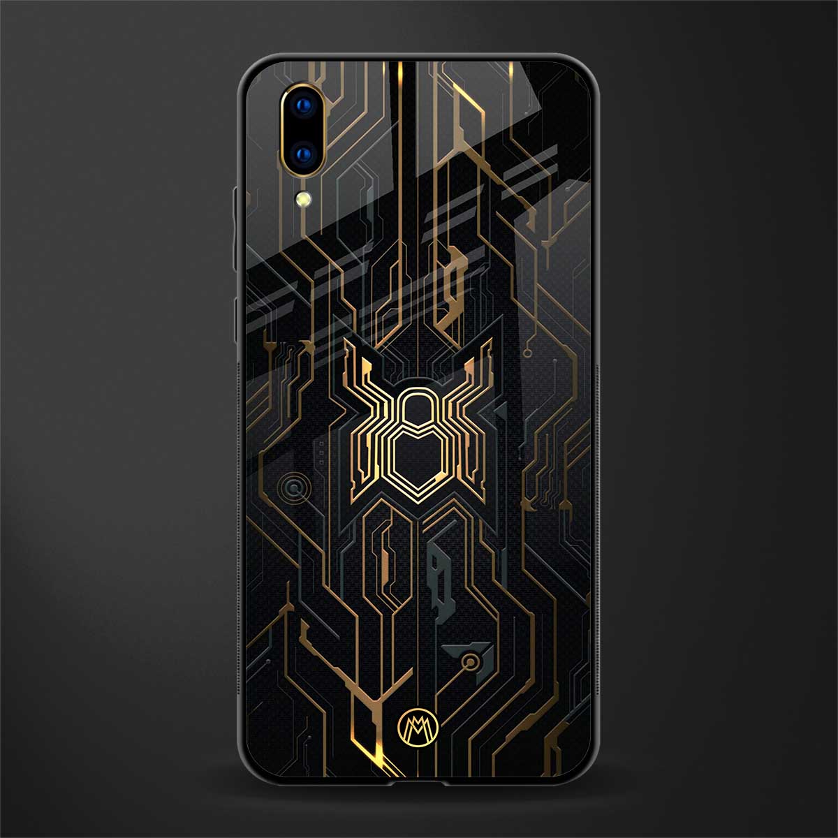 spider verse glass case for vivo v11 pro image