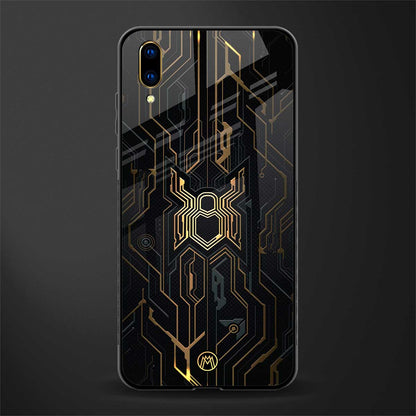 spider verse glass case for vivo v11 pro image