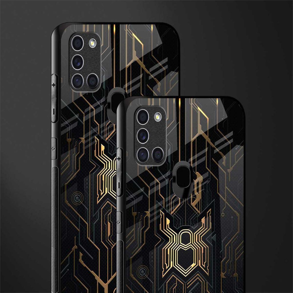 spider verse glass case for samsung galaxy a21s image-2