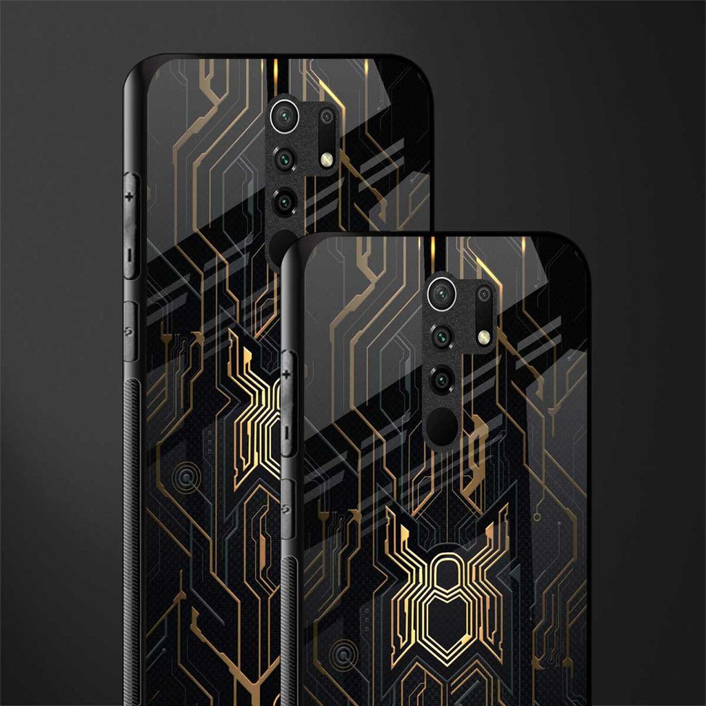 spider verse glass case for poco m2 image-2