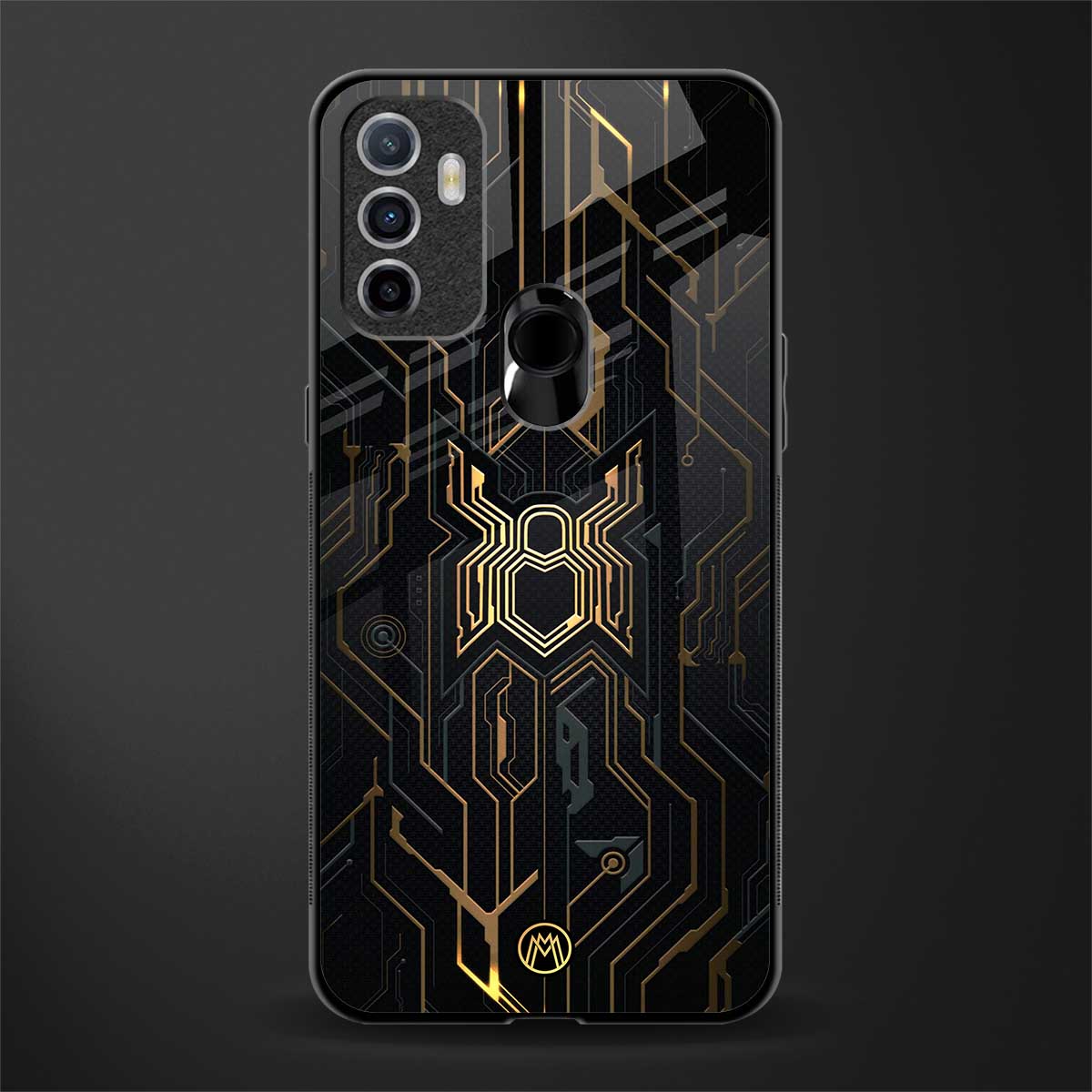 spider verse glass case for oppo a53 image