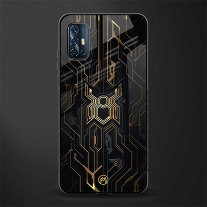 spider verse glass case for vivo v17 image