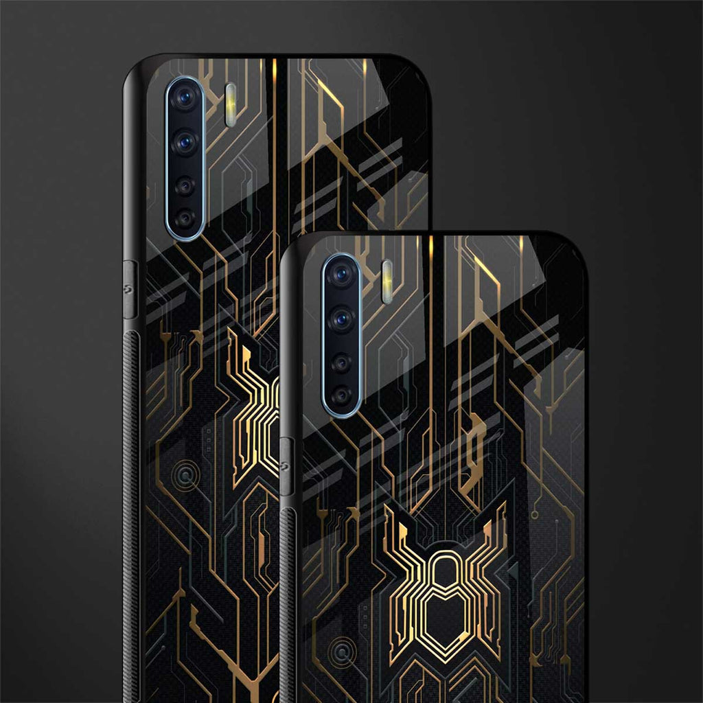 spider verse glass case for oppo f15 image-2