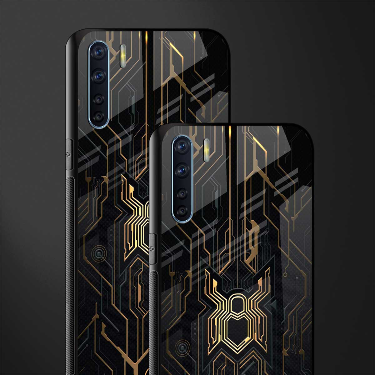 spider verse glass case for oppo f15 image-2