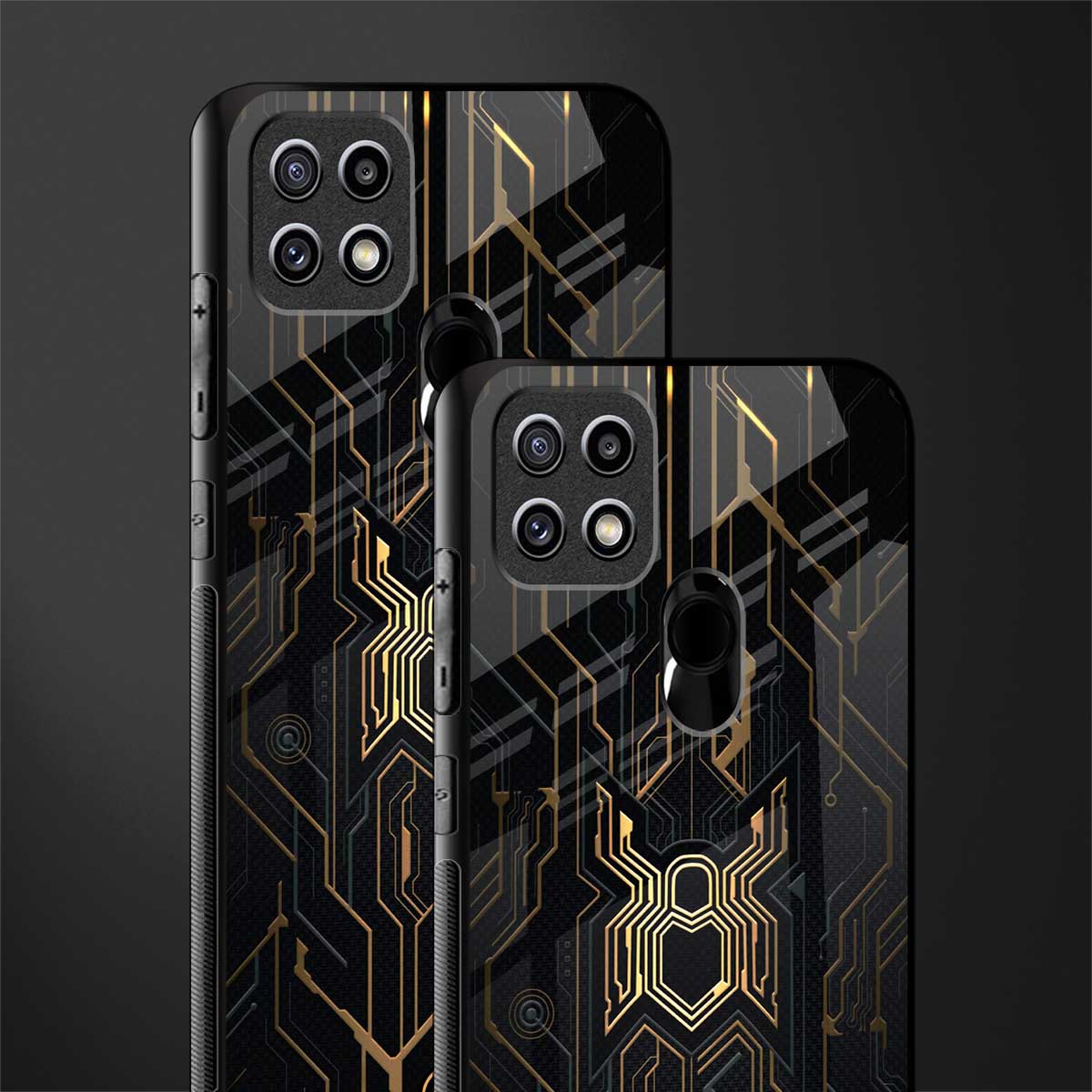 spider verse glass case for oppo a15 image-2