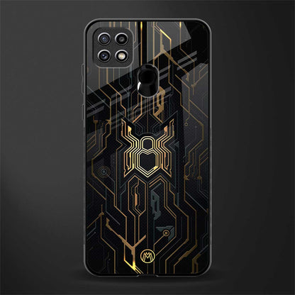 spider verse glass case for oppo a15s image