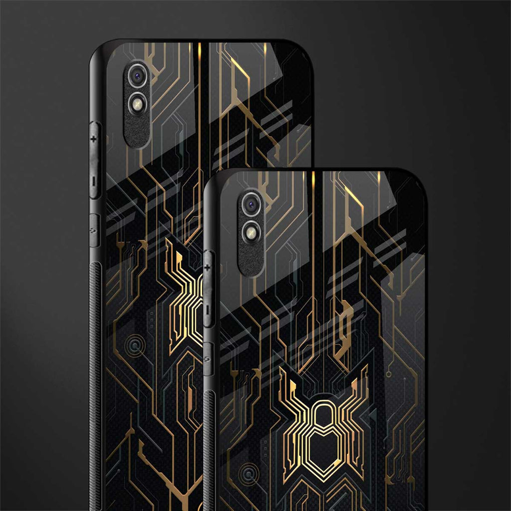 spider verse glass case for redmi 9i image-2