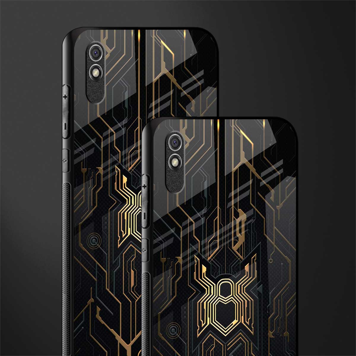 spider verse glass case for redmi 9i image-2
