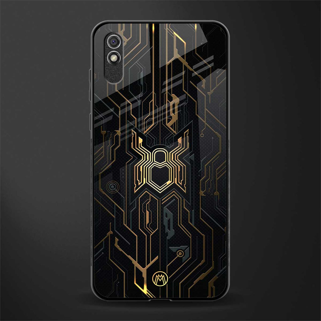 spider verse glass case for redmi 9a image