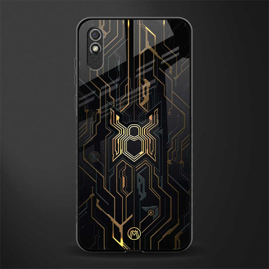 spider verse glass case for redmi 9i image