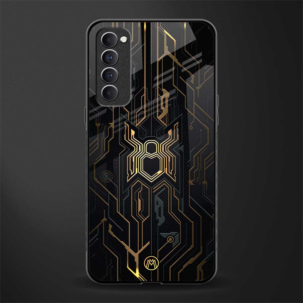 spider verse glass case for oppo reno 4 pro image