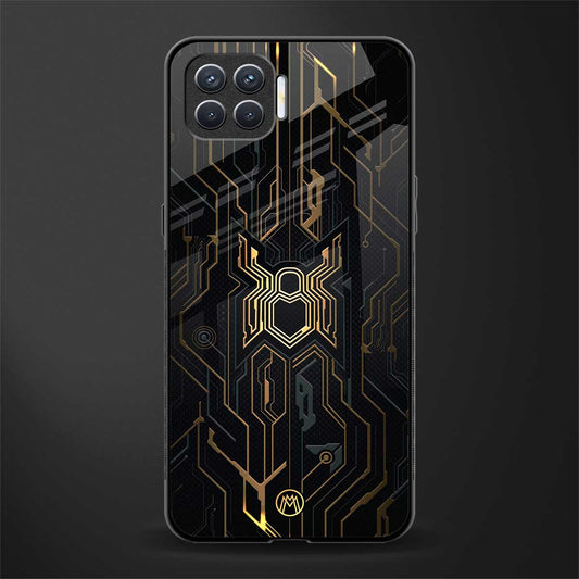 spider verse glass case for oppo f17 pro image