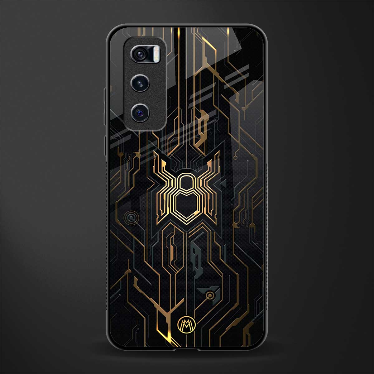 spider verse glass case for vivo v20 se image