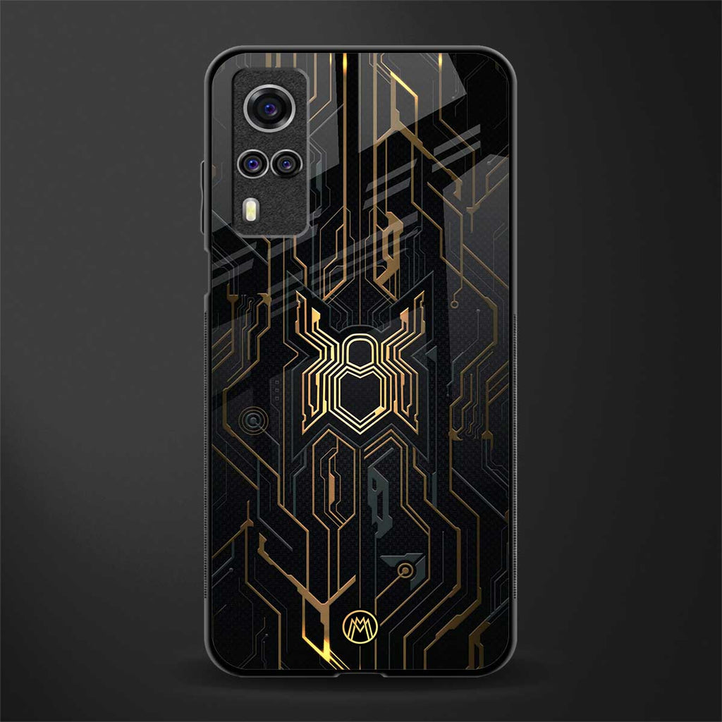 spider verse glass case for vivo y51 image