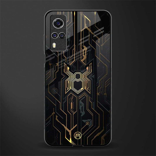 spider verse glass case for vivo y31 image