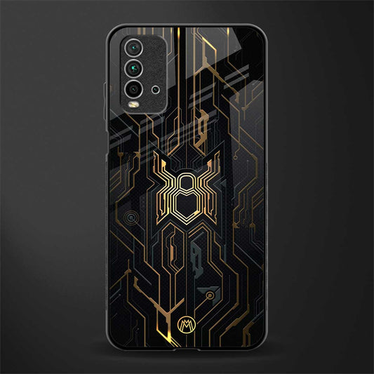 spider verse glass case for redmi 9 power image