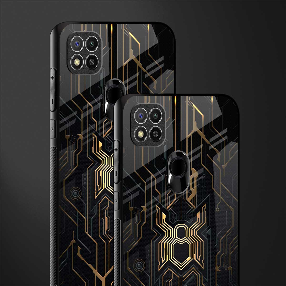 spider verse glass case for redmi 9c image-2