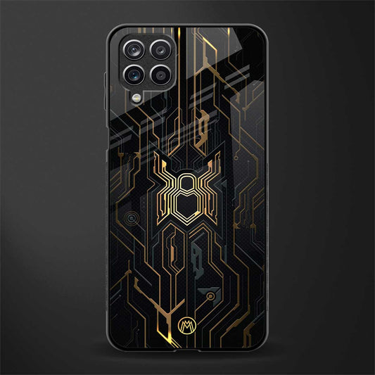 spider verse glass case for samsung galaxy m12 image