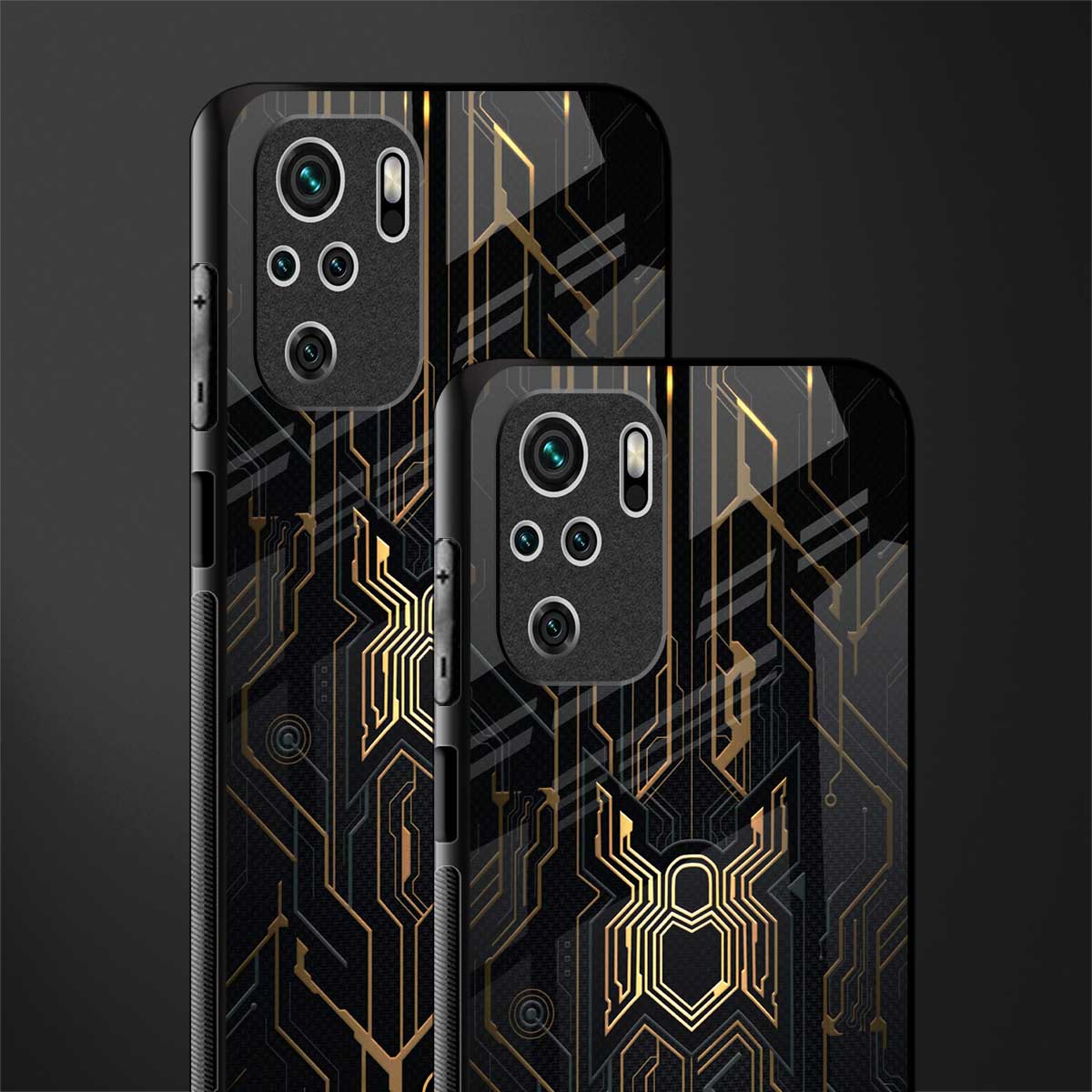 spider verse glass case for redmi note 10s image-2