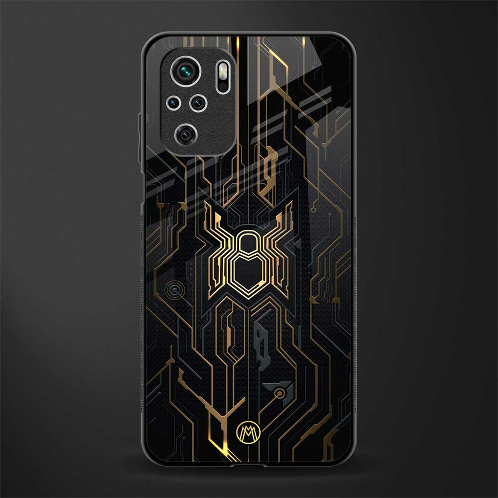 spider verse glass case for redmi note 10s image