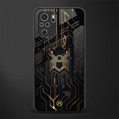 spider verse glass case for redmi note 10s image