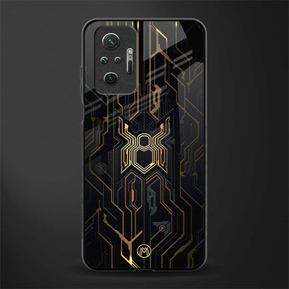 spider verse glass case for redmi note 10 pro image