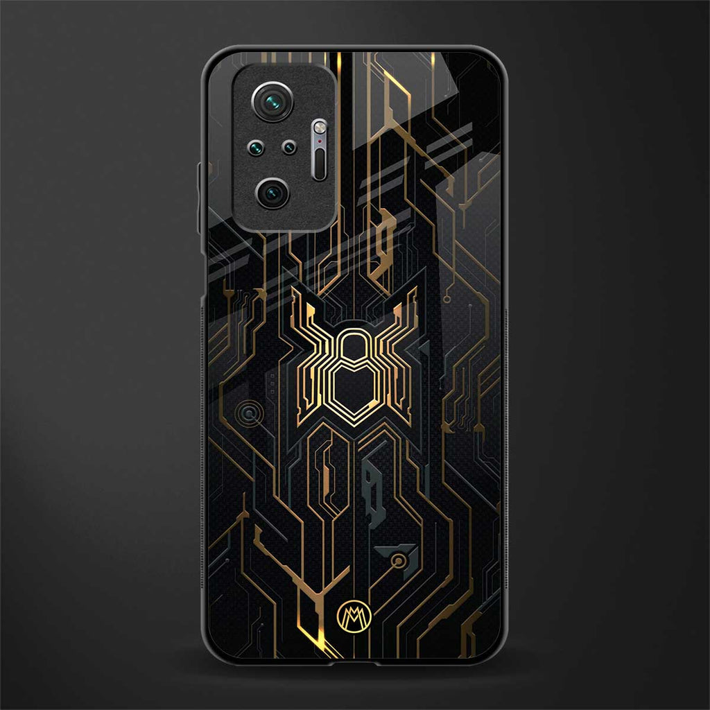 spider verse glass case for redmi note 10 pro max image