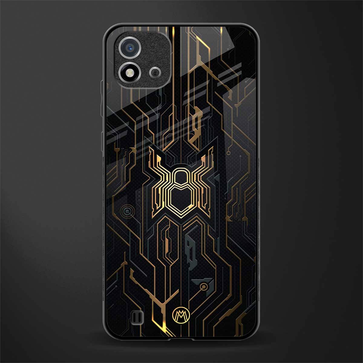 spider verse glass case for realme c20 image