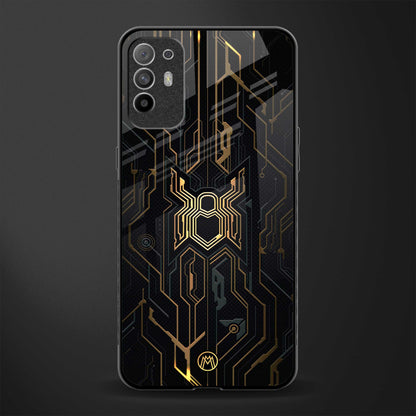 spider verse glass case for oppo f19 pro plus image