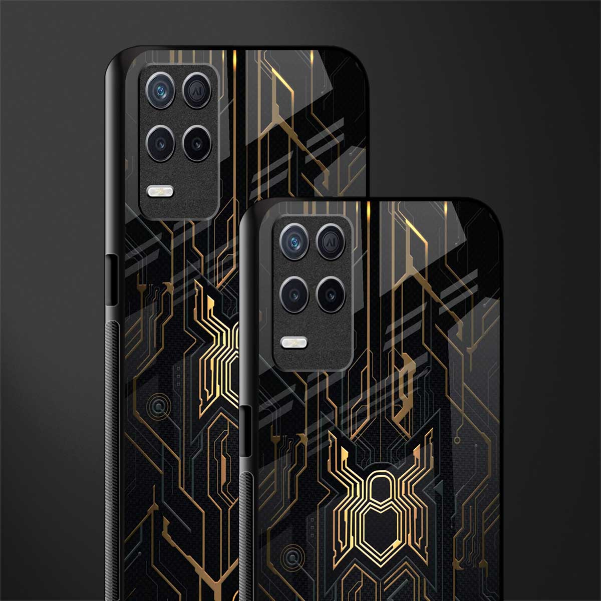 spider verse glass case for realme 8s 5g image-2