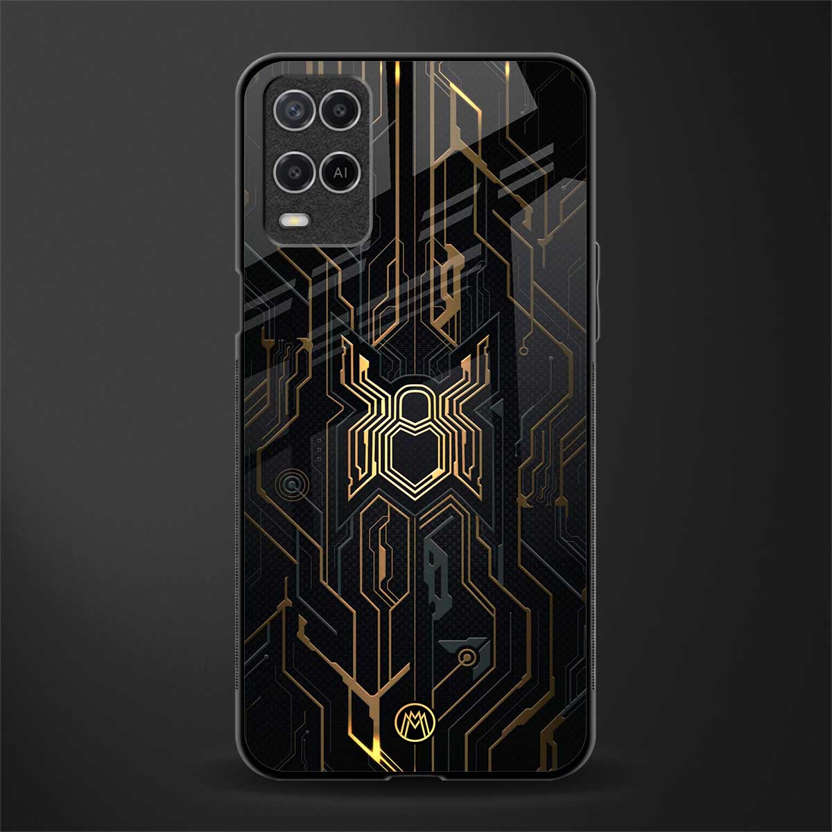 spider verse glass case for oppo a54 image