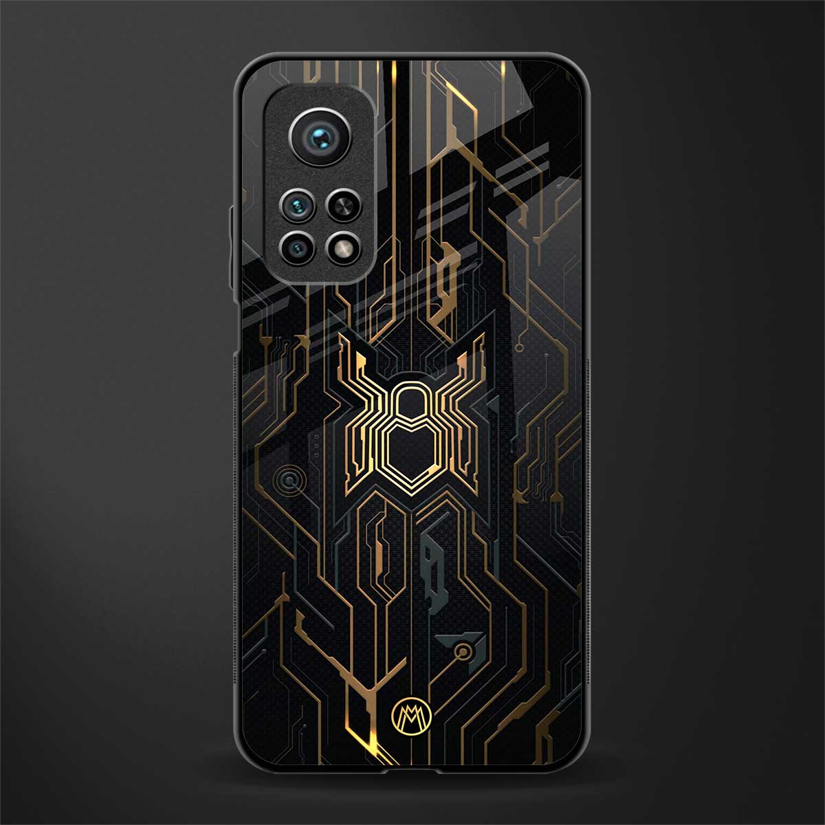 spider verse glass case for mi 10t pro image