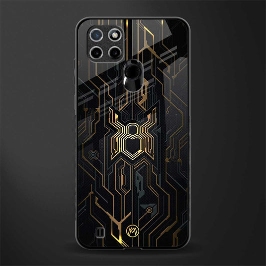 spider verse glass case for realme c21 image
