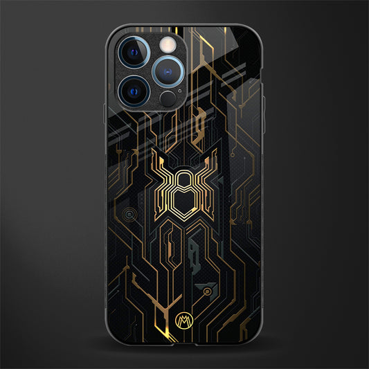 spider verse glass case for iphone 12 pro image