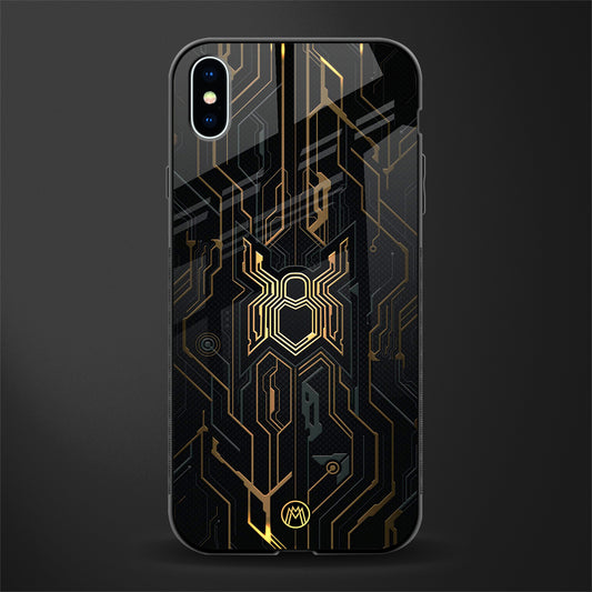 spider verse glass case for iphone xs max image