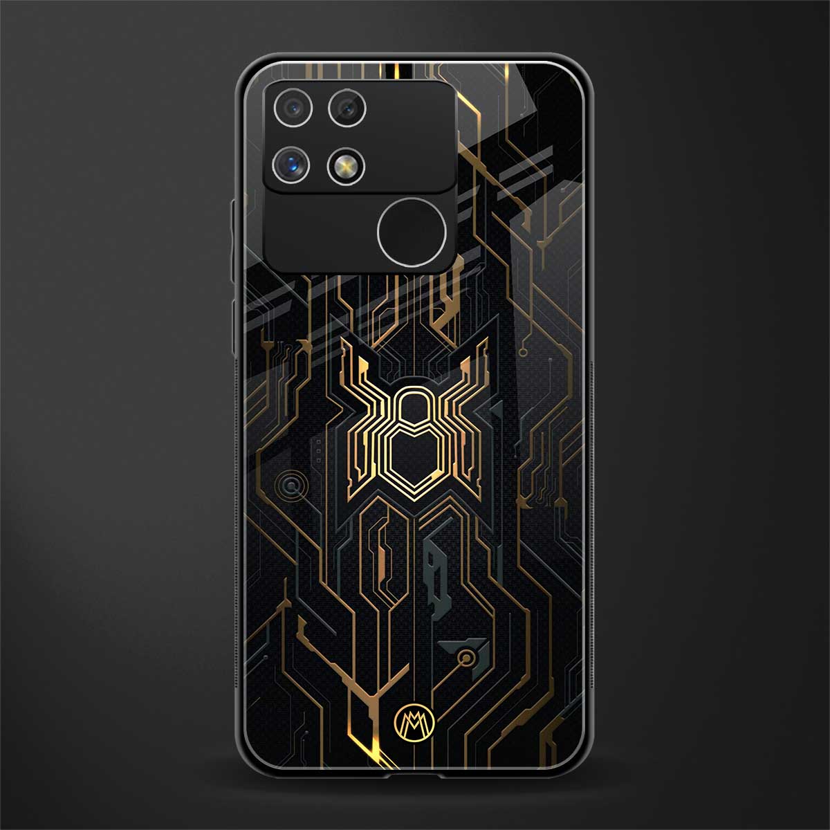 spider verse back phone cover | glass case for realme narzo 50a