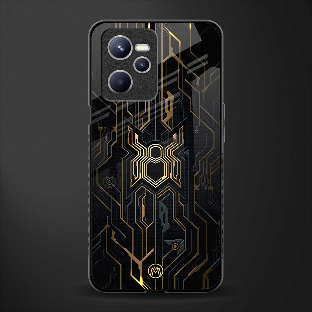 spider verse glass case for realme c35 image