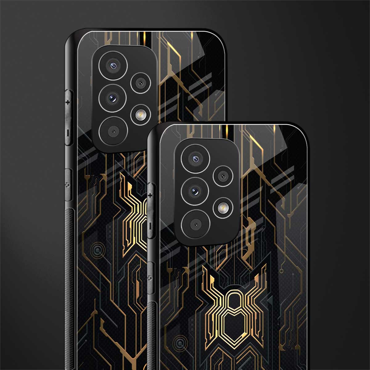 spider verse back phone cover | glass case for samsung galaxy a23