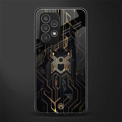 spider verse back phone cover | glass case for samsung galaxy a23