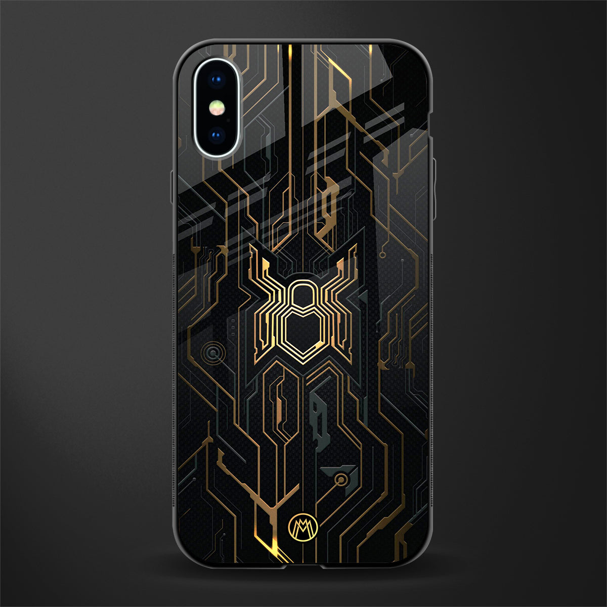 spider verse glass case for iphone xs image
