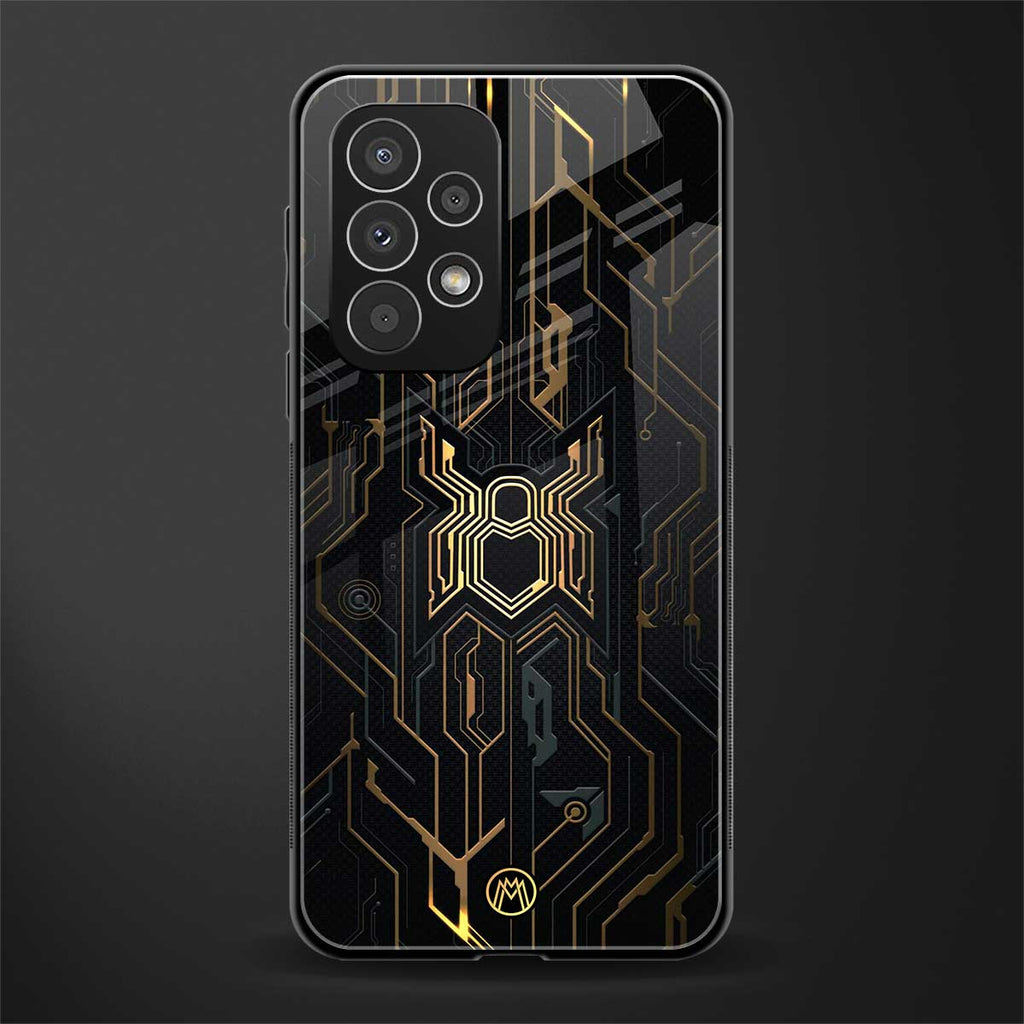 spider verse back phone cover | glass case for samsung galaxy a73 5g