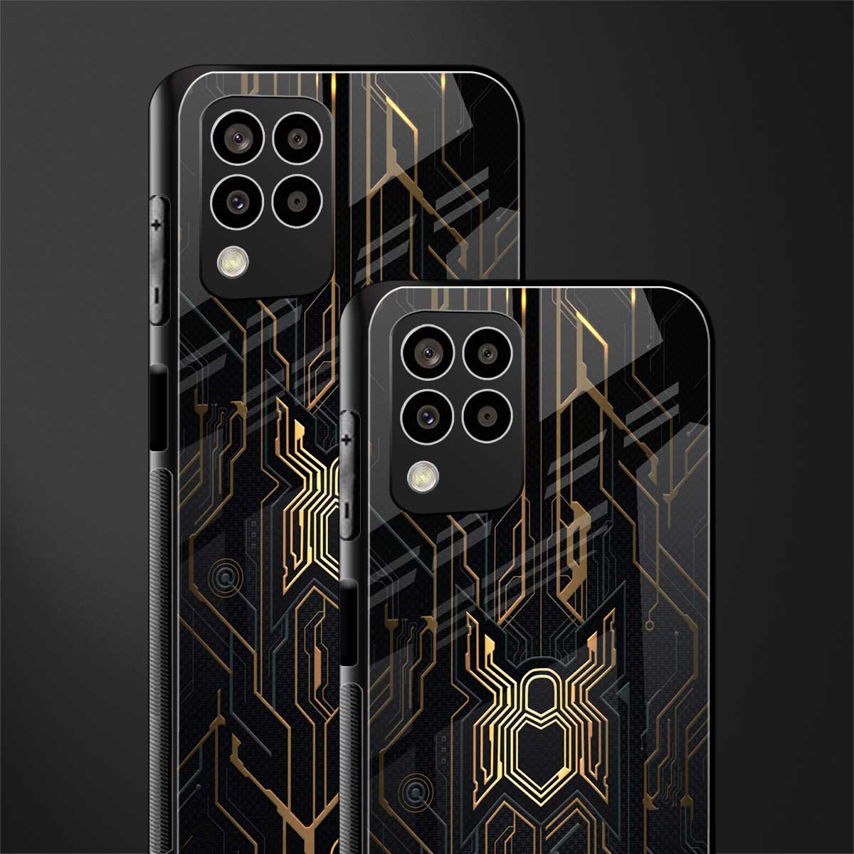 spider verse back phone cover | glass case for samsung galaxy m33 5g
