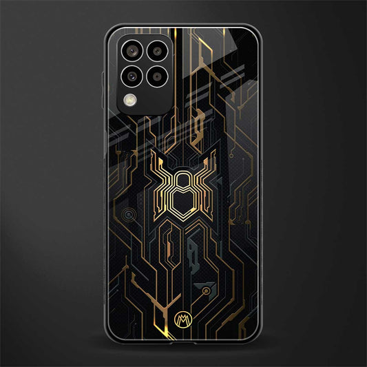 spider verse back phone cover | glass case for samsung galaxy m33 5g