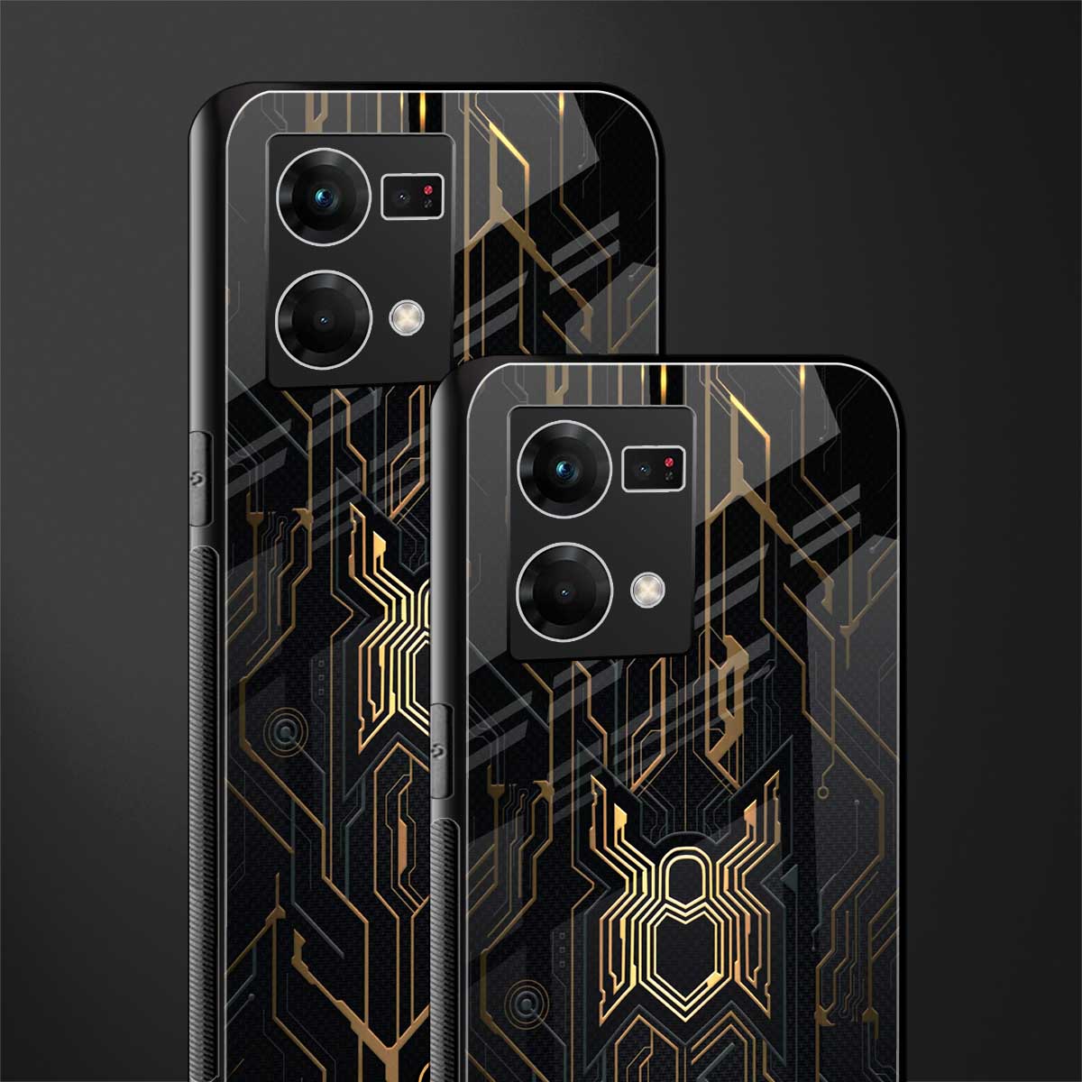 spider verse back phone cover | glass case for oppo f21 pro 4g