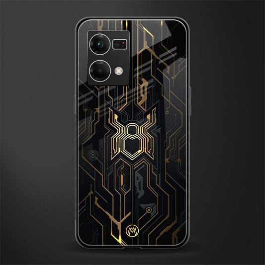 spider verse back phone cover | glass case for oppo f21 pro 4g