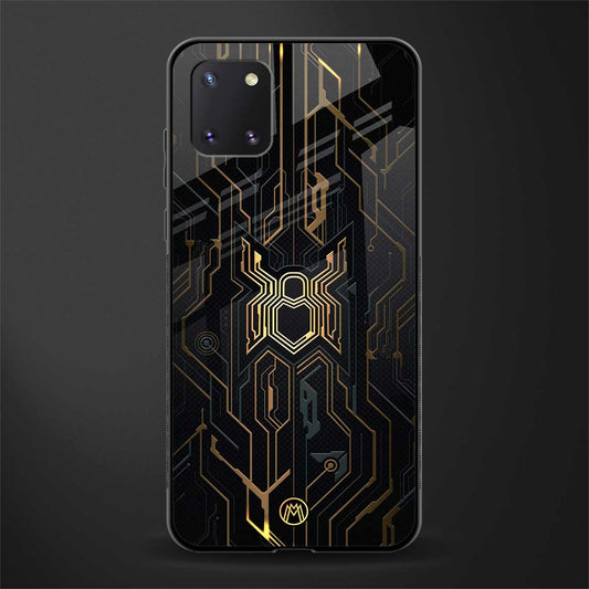 spider verse glass case for samsung a81 image