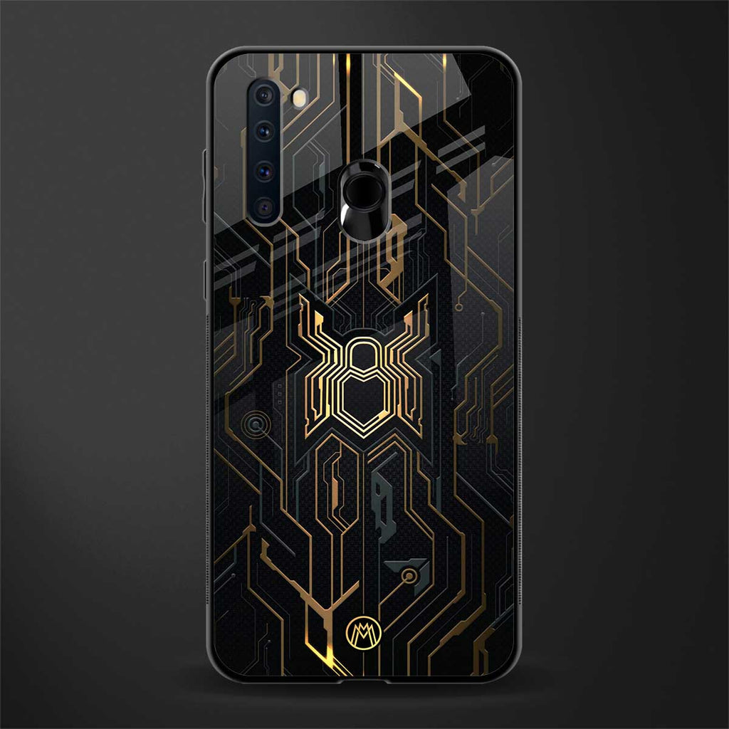 spider verse glass case for samsung a21 image