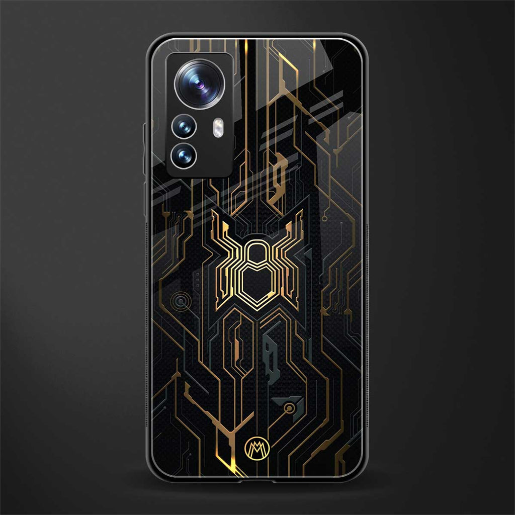 spider verse back phone cover | glass case for xiaomi 12 pro